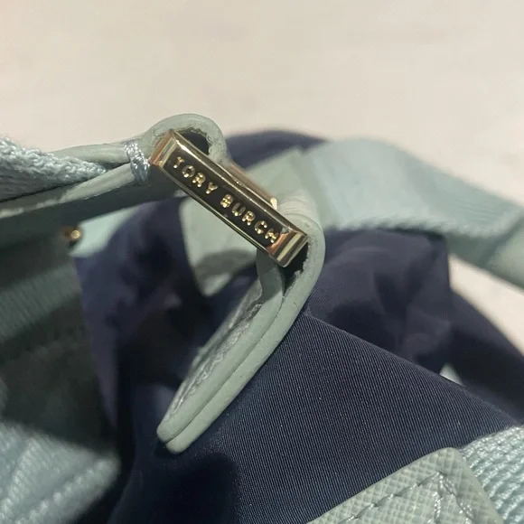 $25 LS EUC Tory Burch Nylon and Leather Back Pack - Picture 8 of 14